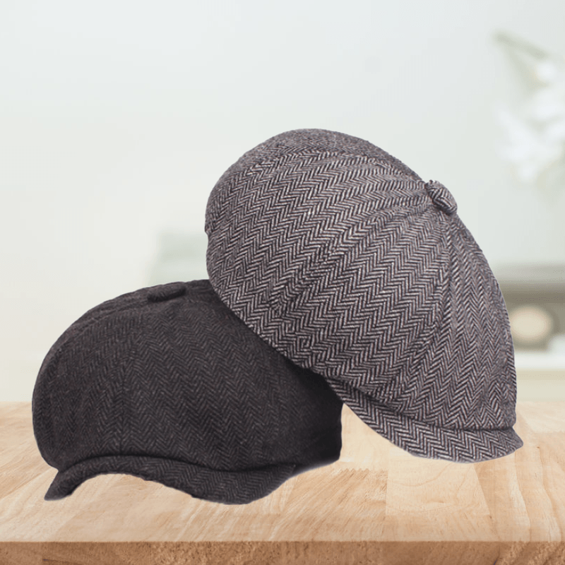 Sterling Classic Retro Sixpence Hat™ Flat Cap Soft Brim