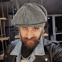 Sterling Classic Retro Sixpence Hat™ Flat Cap Soft Brim