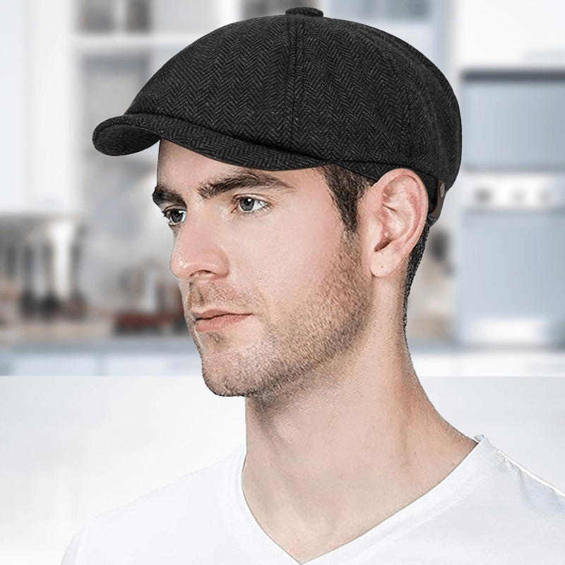 Sterling Classic Retro Sixpence Hat™ Flat Cap Soft Brim