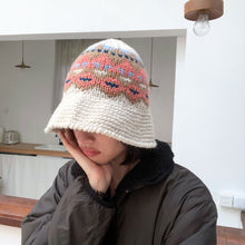 Sterling™ Knitted Panama Bucket Hat Wool Curl Brim