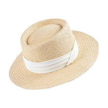 Sterling Handwoven Flat™ Straw Hat Wide Brim Straw Weave