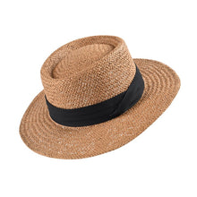 Sterling Handwoven Flat™ Straw Hat Wide Brim Straw Weave