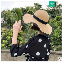 Sterling Lady Fashion Woven Organza™ Straw Hat Wide Brim Organza Bow