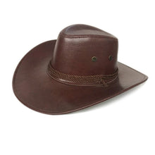 Sterling Simple Classic™ Leather Cowboy Hat Wide Brim Western