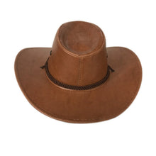 Sterling Simple Classic™ Leather Cowboy Hat Wide Brim Western