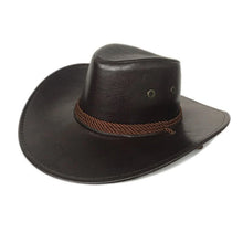 Sterling Simple Classic™ Leather Cowboy Hat Wide Brim Western