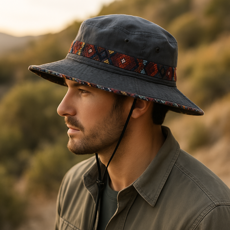 Sterling Outdoor Sun Hat™ with Adjustable Chin Cord lifestyle image 2