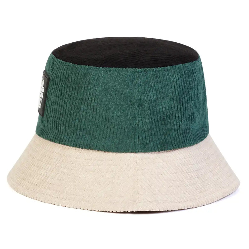 Sterling Lucky Cat™ Corduroy Bucket Hat Soft Embroidered Patch