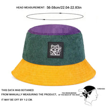 Sterling Lucky Cat™ Corduroy Bucket Hat Soft Embroidered Patch