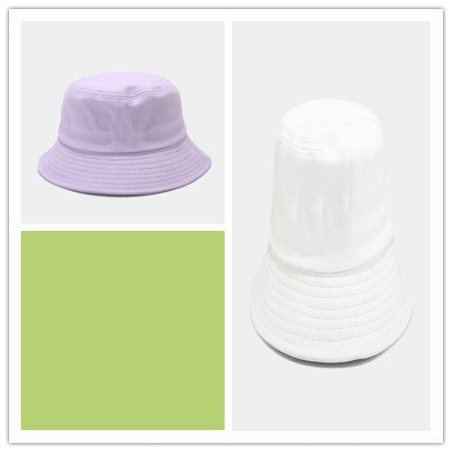 Sterling Macaron Satin™ Board Fisherman Hat Bowler Hat Cotton Flat Top