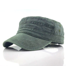 Sterling Military™ Style Flat Cap Cotton Short Eaves
