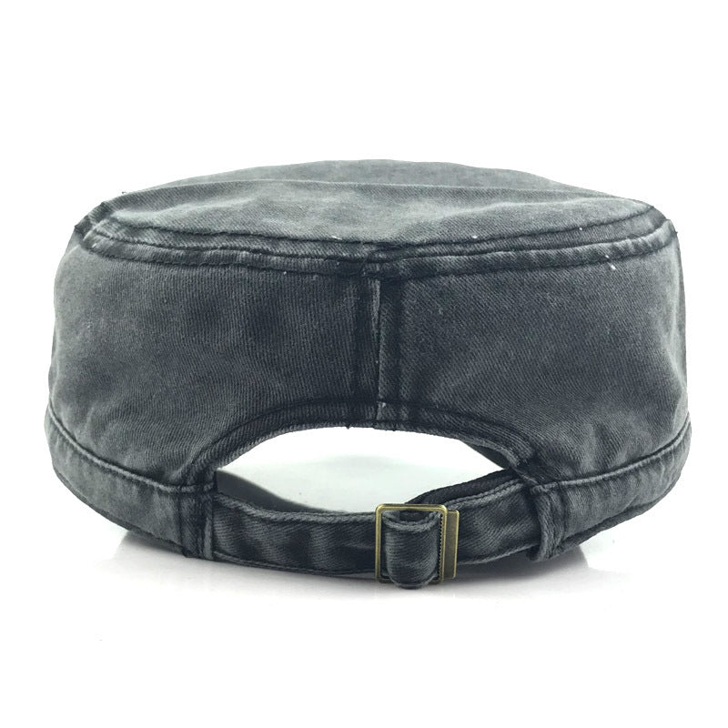 Sterling Military™ Style Flat Cap Cotton Short Eaves