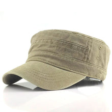 Sterling Military™ Style Flat Cap Cotton Short Eaves