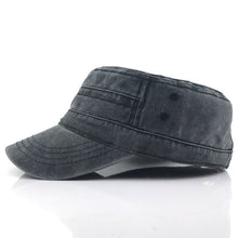 Sterling Military™ Style Flat Cap Cotton Short Eaves