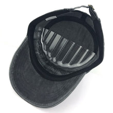 Sterling Military™ Style Flat Cap Cotton Short Eaves