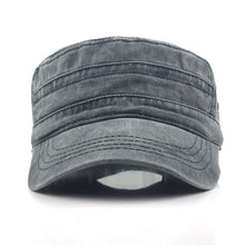 Sterling Military™ Style Flat Cap Cotton Short Eaves