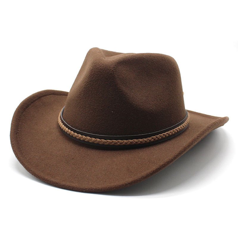Sterling Felt Fedora™ Hat Rolled Brim Felt Band Detail