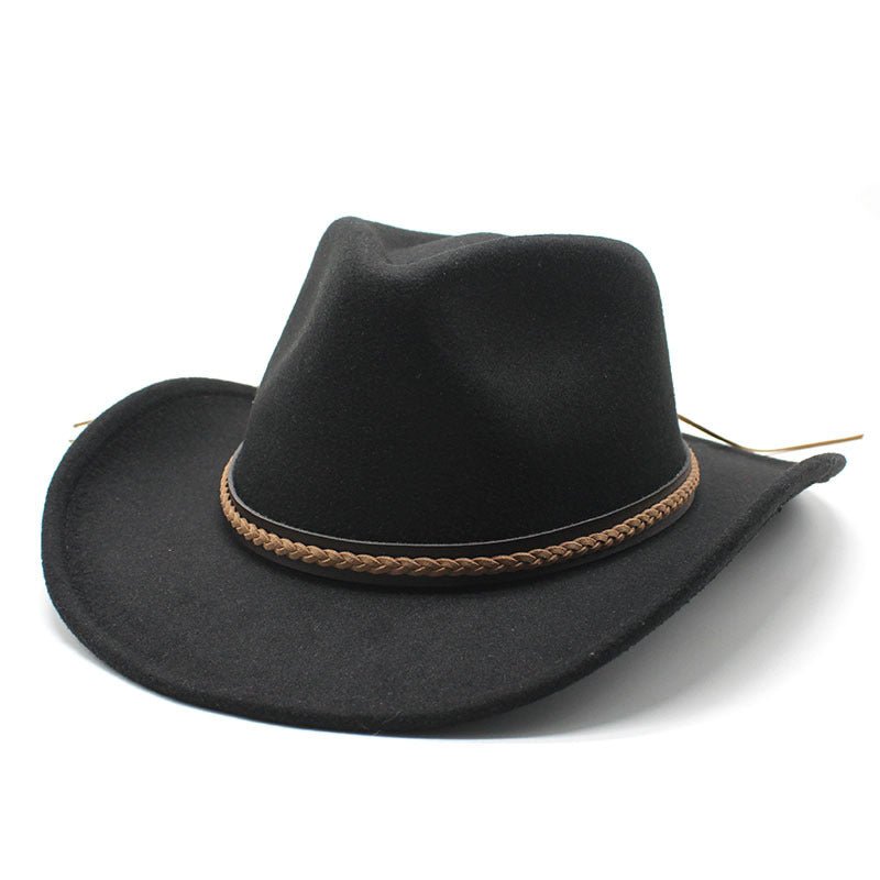 Sterling Felt Fedora™ Hat Rolled Brim Felt Band Detail