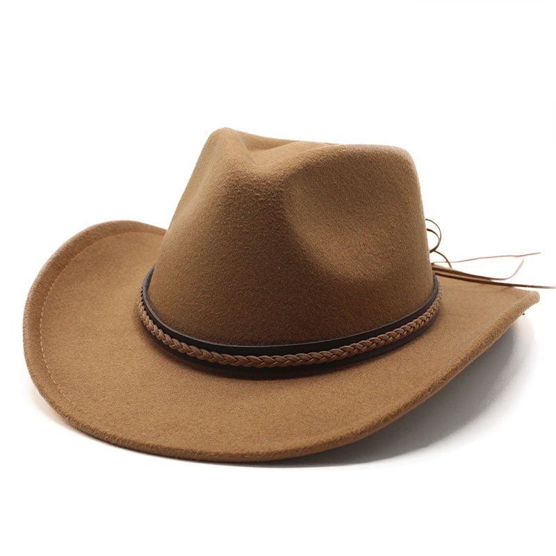 Sterling Felt Fedora™ Hat Rolled Brim Felt Band Detail
