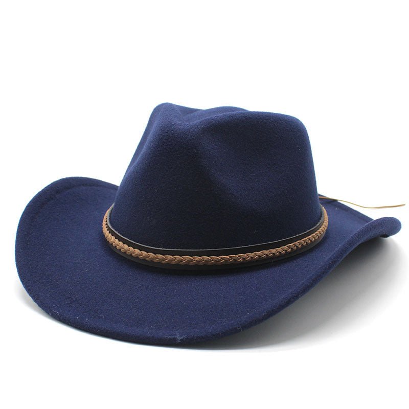 Sterling Felt Fedora™ Hat Rolled Brim Felt Band Detail