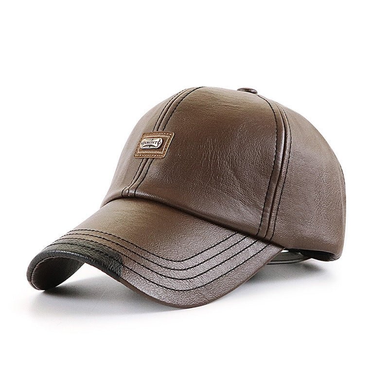 Sterling Leather Cap™ Classic Baseball Cap PU Finish Strap