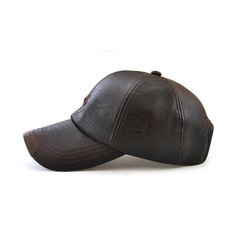 Sterling Leather Cap™ Classic Baseball Cap PU Finish Strap