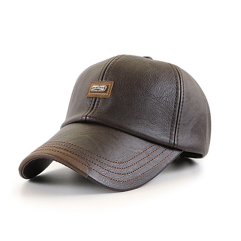 Sterling Leather Cap™ Classic Baseball Cap PU Finish Strap