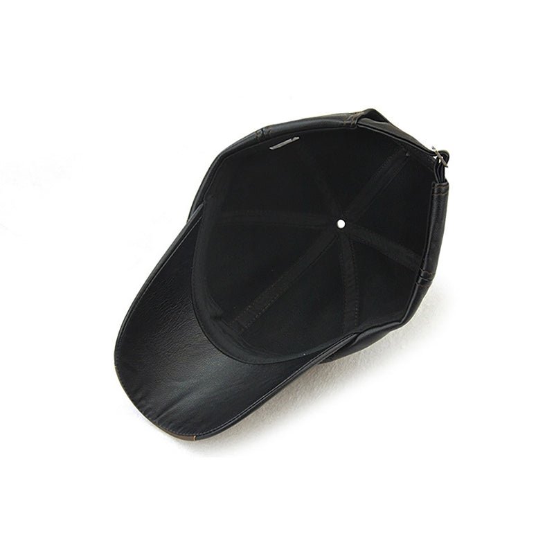 Sterling Leather Cap™ Classic Baseball Cap PU Finish Strap