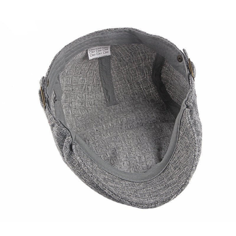 Sterling Lightweight Cotton™ Cheesecutter Flat Cap Adjustable Fit