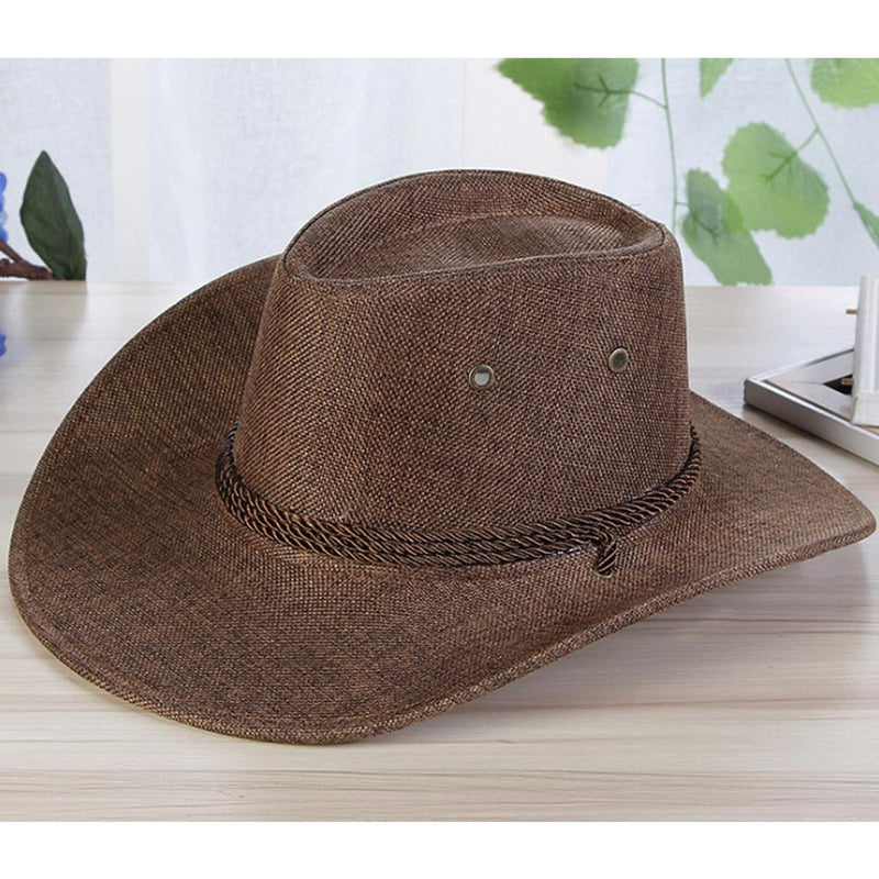 Sterling Linen Solid™ Color Cool Fedoras Hat Soft Brim Linen Band