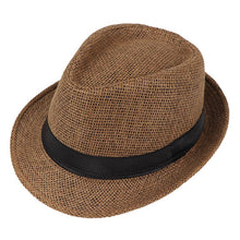 Sterling™ Monofilament Straw Hat Fedoras Hat Woven Brim Detail