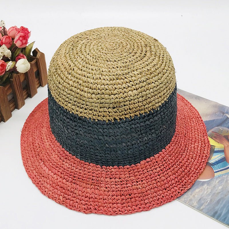 Sterling Natural Raffia™ Handmade Crochet Women's Foldable Bowler Hat