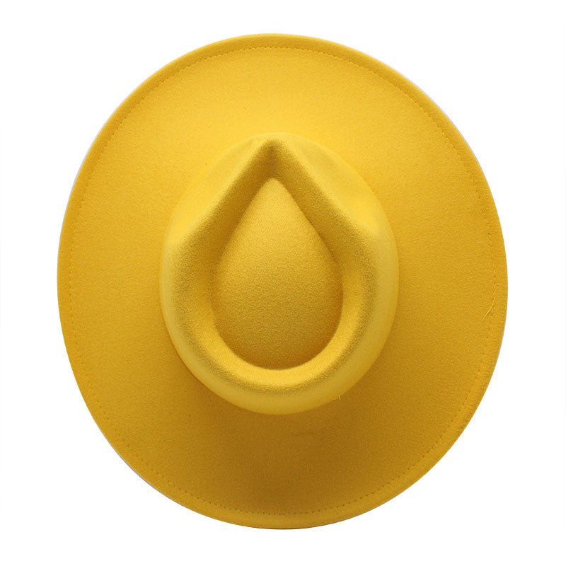 Sterling New Woolen™ Casual Fedora Hat Pinch Crown Woolen Band