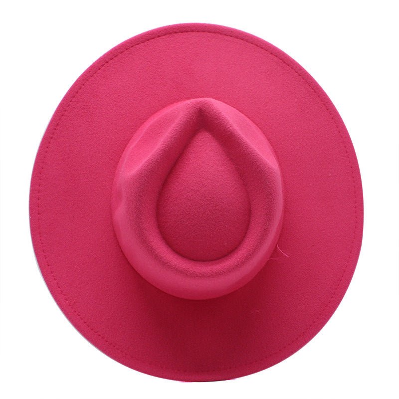 Sterling New Woolen™ Casual Fedora Hat Pinch Crown Woolen Band