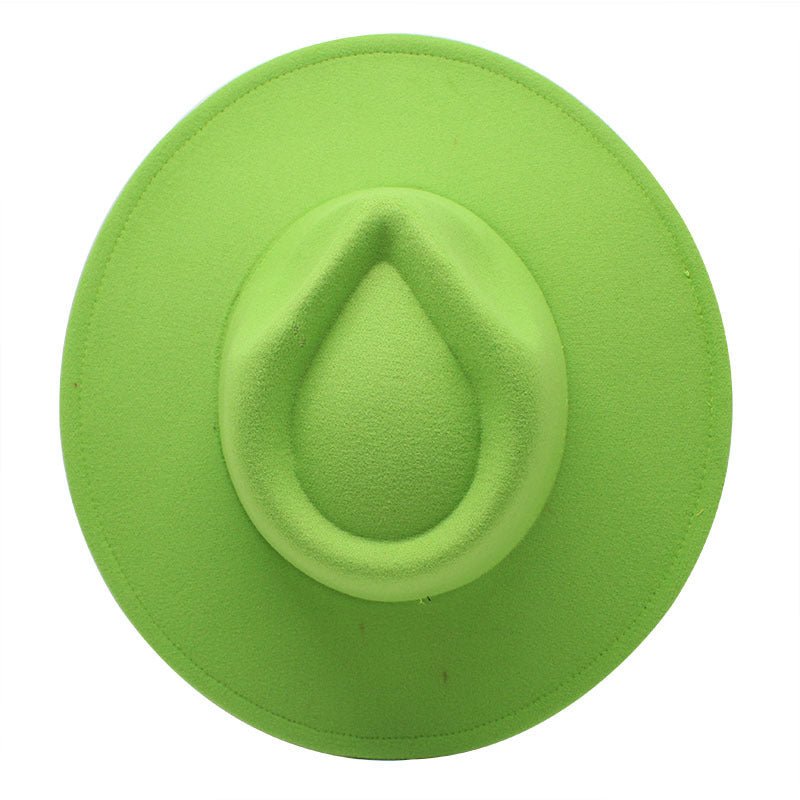Sterling New Woolen™ Casual Fedora Hat Pinch Crown Woolen Band