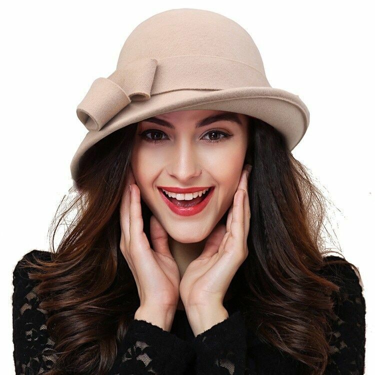 Sterling Nina Vintage & Stylish Fedora™ Wide Brim Felt Band
