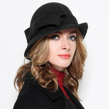 Sterling Nina Vintage & Stylish Fedora™ Wide Brim Felt Band