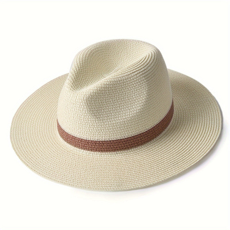 Sterling Fashionable Panama Hat™ with Wide Brim Woven Band