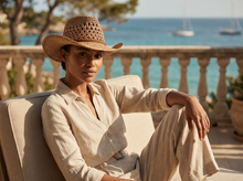Sterling Sand Drift™ Wide Brim Straw Hat Rope Tie