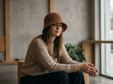 Sterling Terra Mode™ Knit Bucket Hat Hollow Cotton Soft Form
