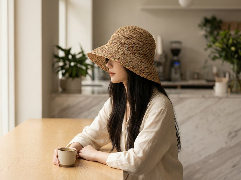 Sterling Seabreeze Weave™ Bucket Straw Hat Multi Tone Brim