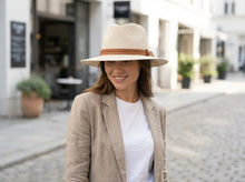 Sterling Riviera™ Straw Fedora Leather Band