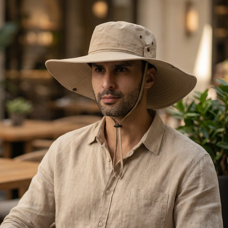 Sterling Trail Guard™ Wide Brim Mesh Sun Hat Air Vents