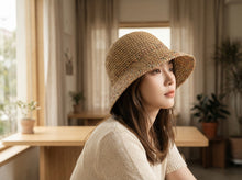 Sterling Seabreeze Weave™ Bucket Straw Hat Multi Tone Brim