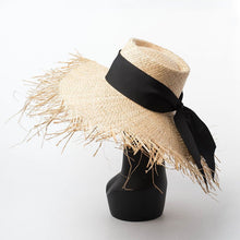 Sterling Ring Flat™ Straw Sun Hat With Sculpted Ring Accent
