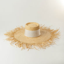 Sterling Ring Flat™ Straw Sun Hat With Sculpted Ring Accent