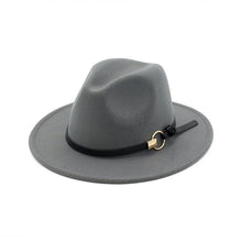 Sterling Simple Belt™ Flat Brim Wide Fabric Fedora Belt Band