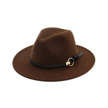 Sterling Simple Belt™ Flat Brim Wide Fabric Fedora Belt Band