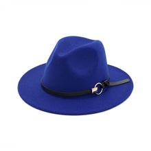 Sterling Simple Belt™ Flat Brim Wide Fabric Fedora Belt Band