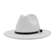 Sterling Simple Belt™ Flat Brim Wide Fabric Fedora Belt Band